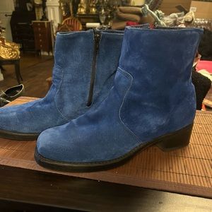 Durango western suede boots blue